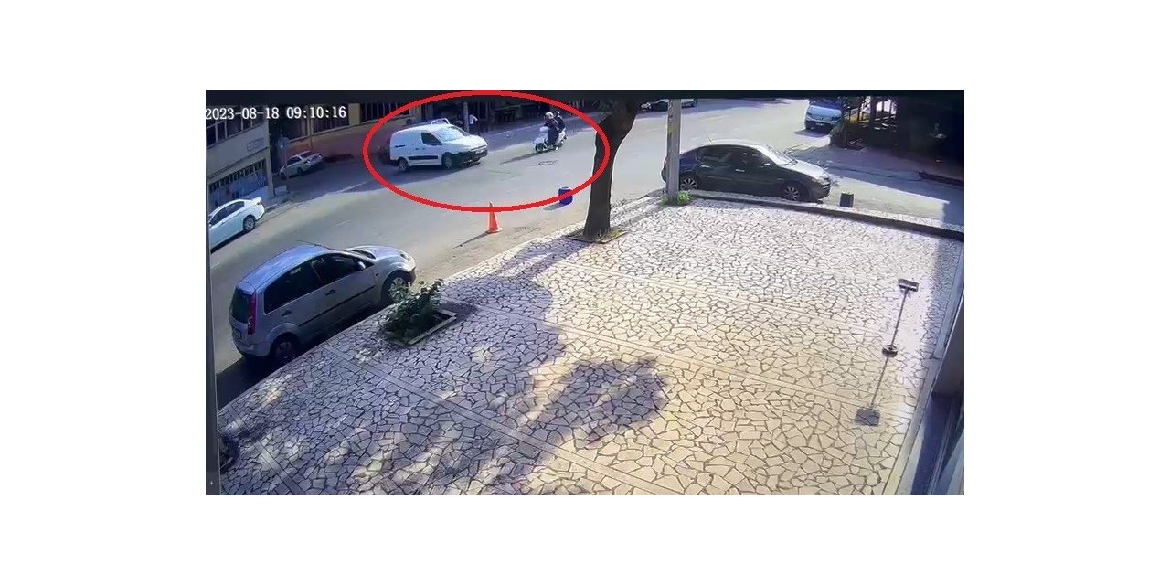 Motosikletteki iki genç böyle ölümden döndü