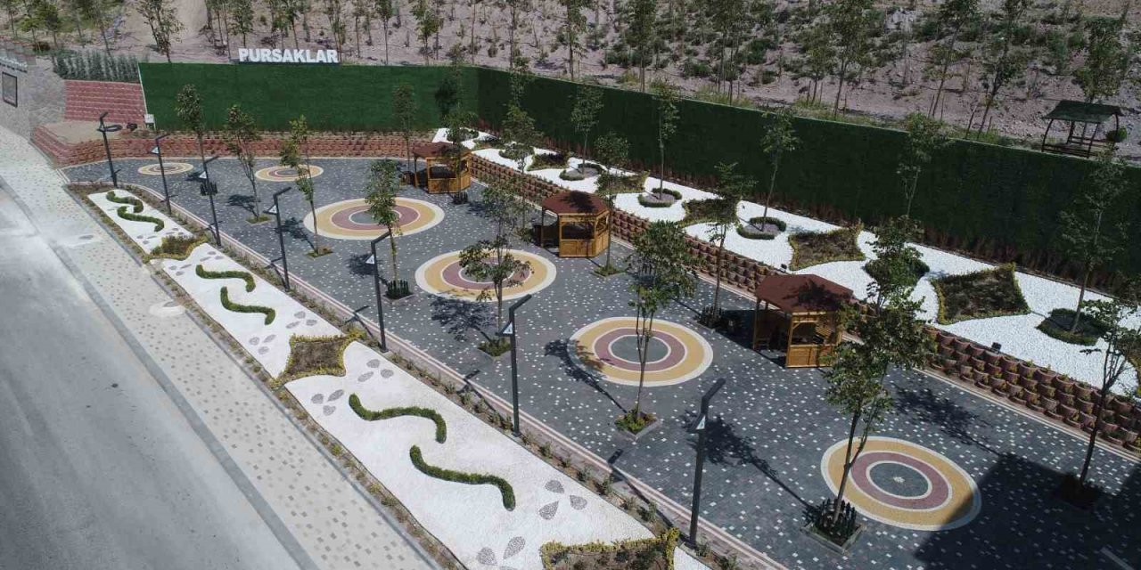 Pursaklar Belediyesinden ilçe girişine estetik dokunuş