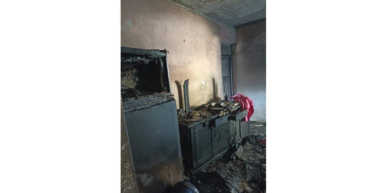 Hatay’da mesken yangını söndürüldü