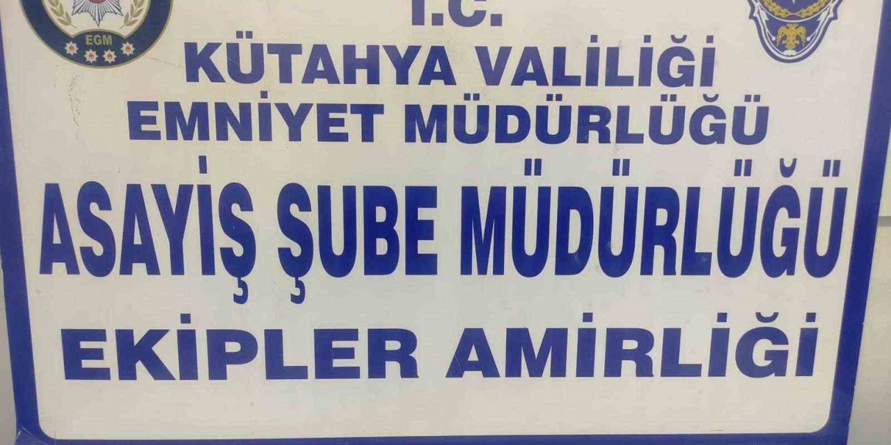 Kütahya’da bir kişinin üzerinde uyuşturucu ele geçirildi