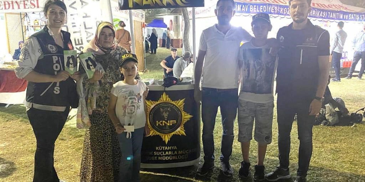 Simav Turizm ve Ticaret Panayırında uyuşturucu ile mücadele eğitimi