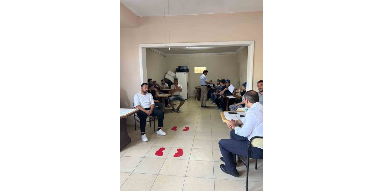 İş yerlerinde sağlığın geliştirilmesi için farkındalık çalışması yapıldı