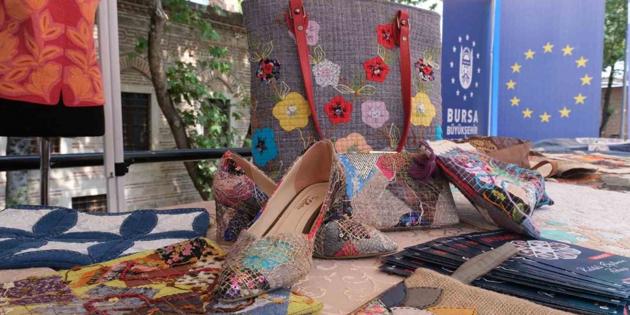 Bursa AB Bilgi Merkezi, kırkyama ile ’Sıfır Atığa’ dikkati çekti