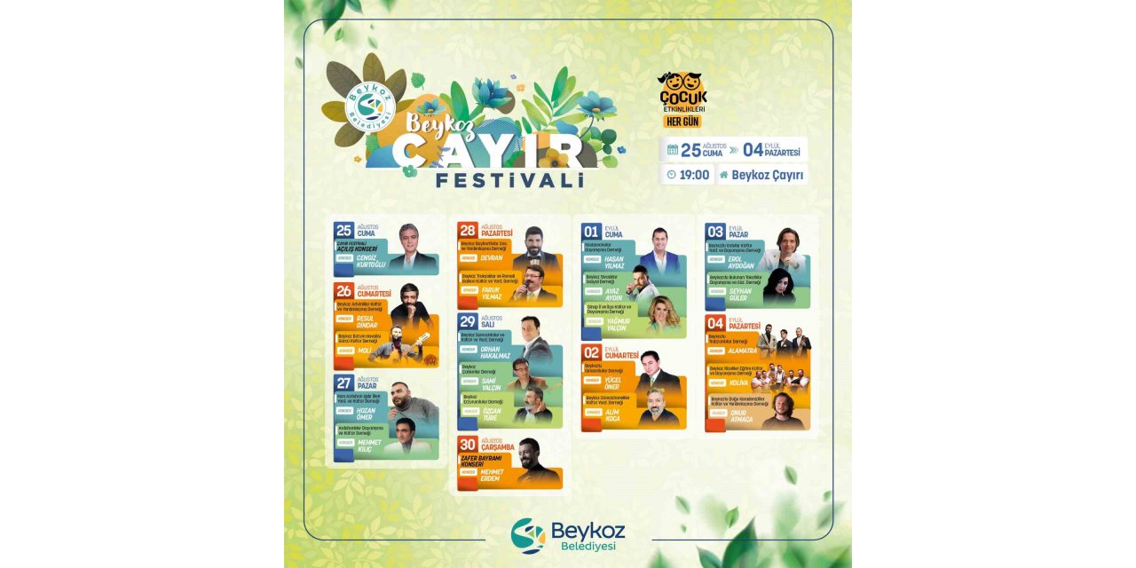 Anadolu’nun tüm renkleriyle “Beykoz Çayır Festivali” başlıyor