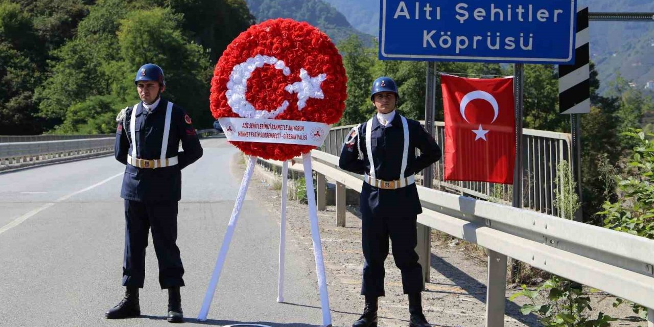 Giresun’da sel şehitleri unutulmadı