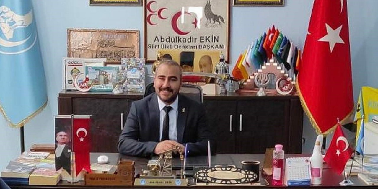 Ülkü Ocakları Siirt İl Başkanı Ekin, üniversite öğrencilerini çaya davet etti