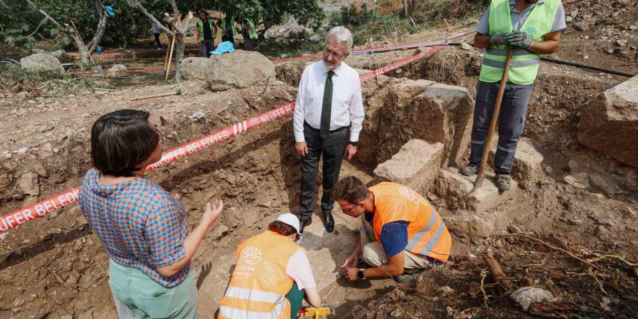Gölyazı’nın antik dokusu gün yüzüne çıkıyor
