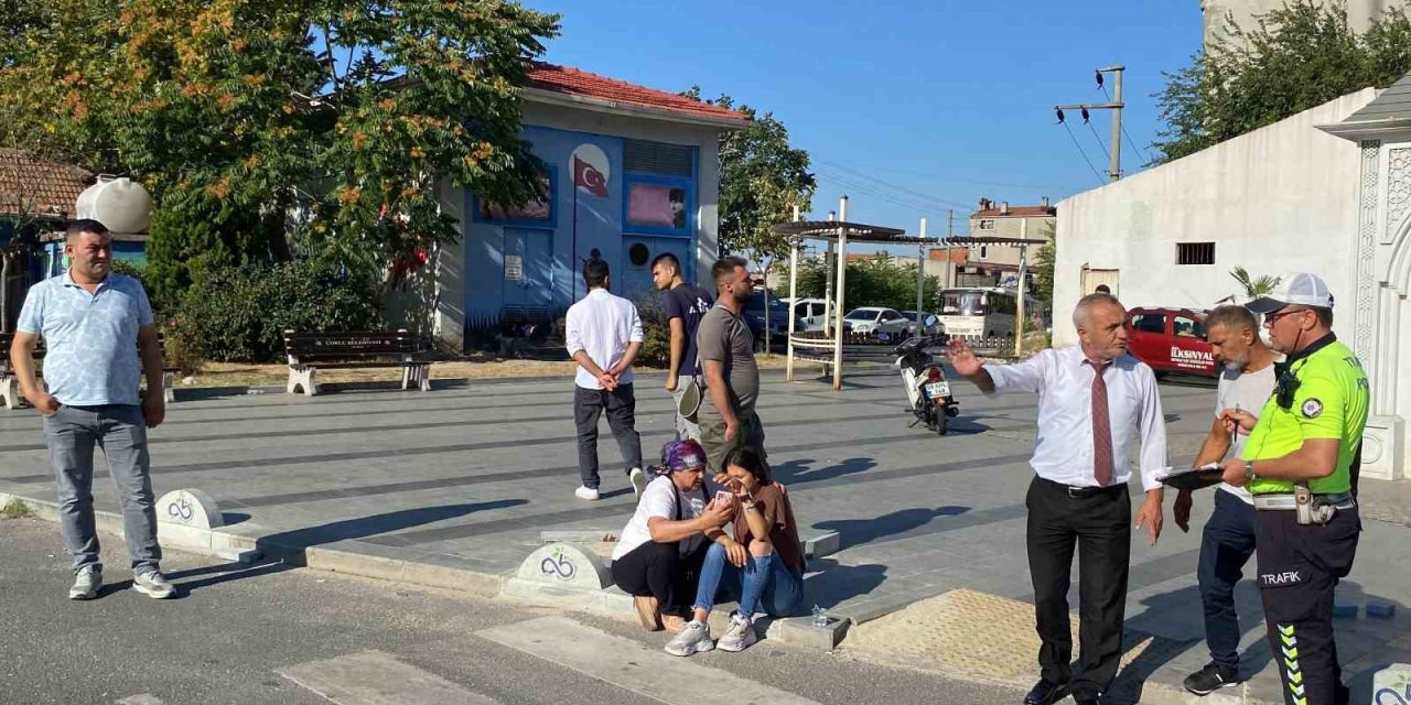 Yaya geçidinde yayaya yolcu otobüsü çarptı