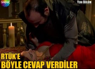 RTÜK'e ''sevişme sahneli'' cevap!