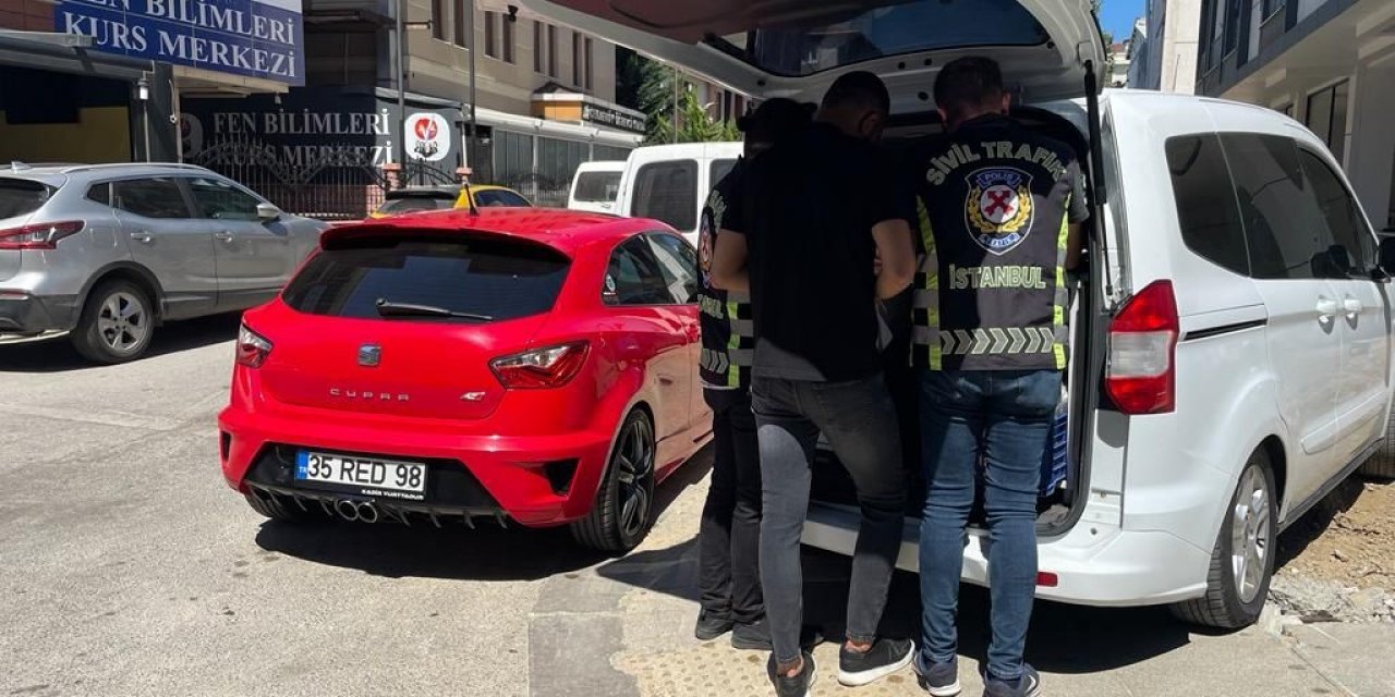 Çekmeköy’de tehlikeli davranışta bulunan sürücü cezadan kaçamadı