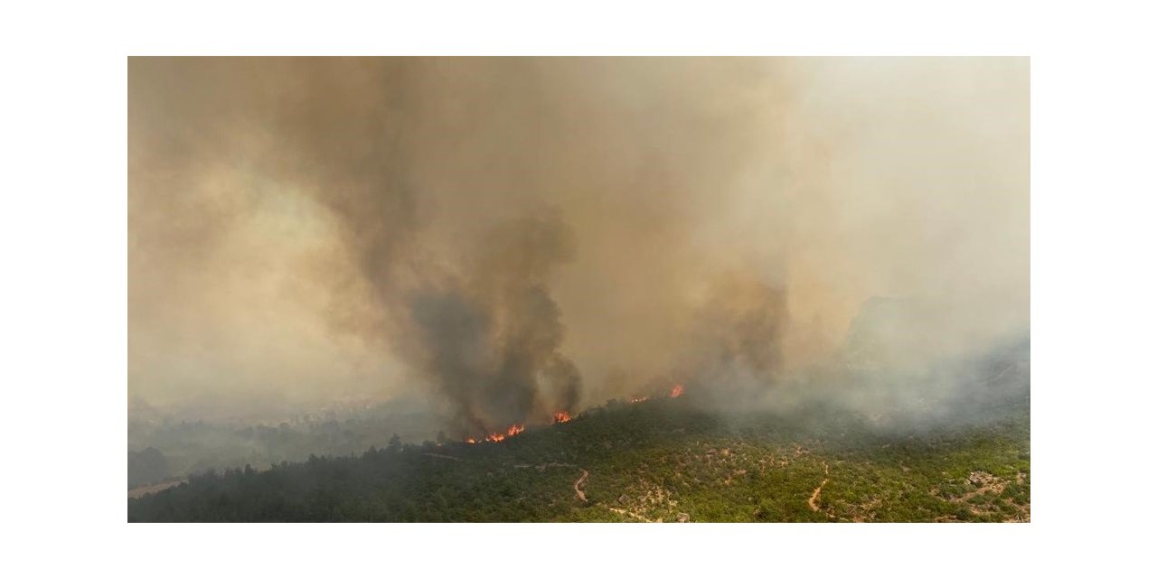 Çanakkale’de orman yangını: 1 köy boşaltıldı