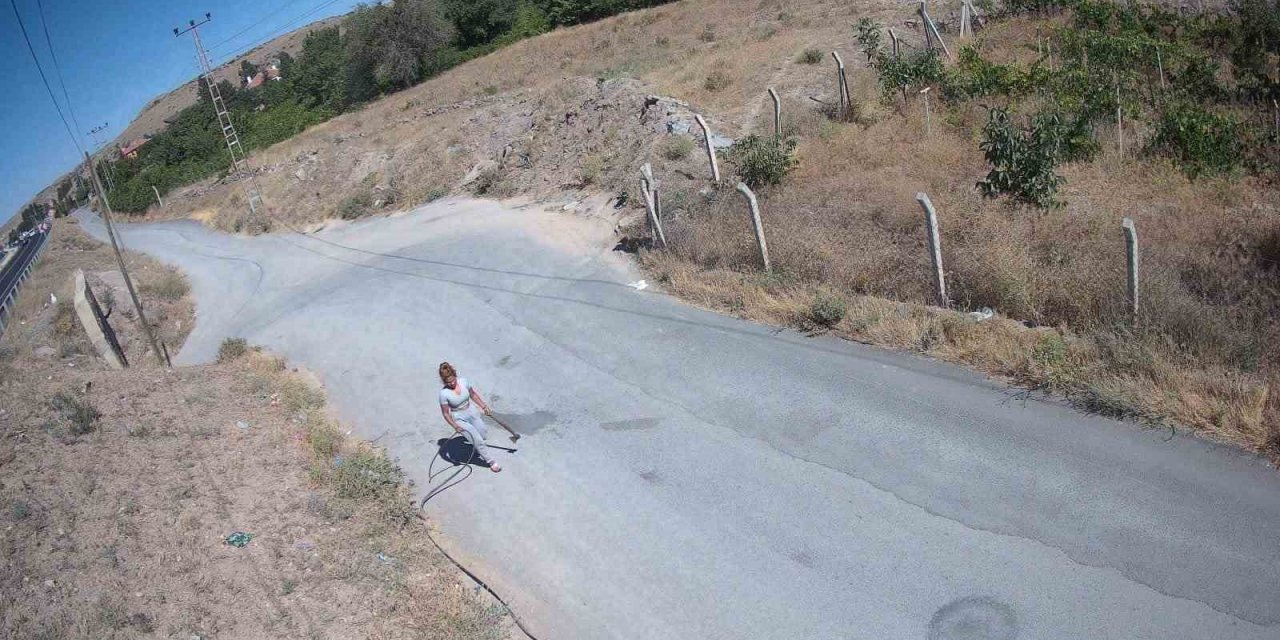 Baltalı hırsız önce fotokapana, ardından jandarmaya yakalandı