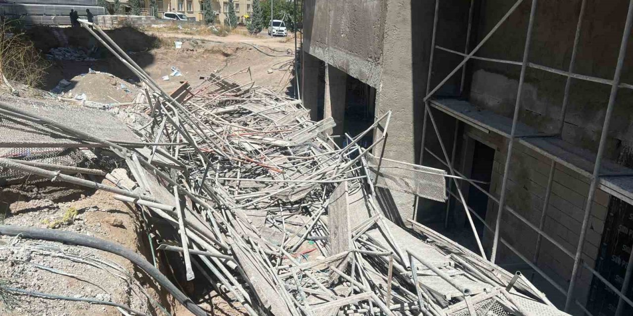 Nevşehir’de iskele çöktü: 1 ölü, 2 yaralı