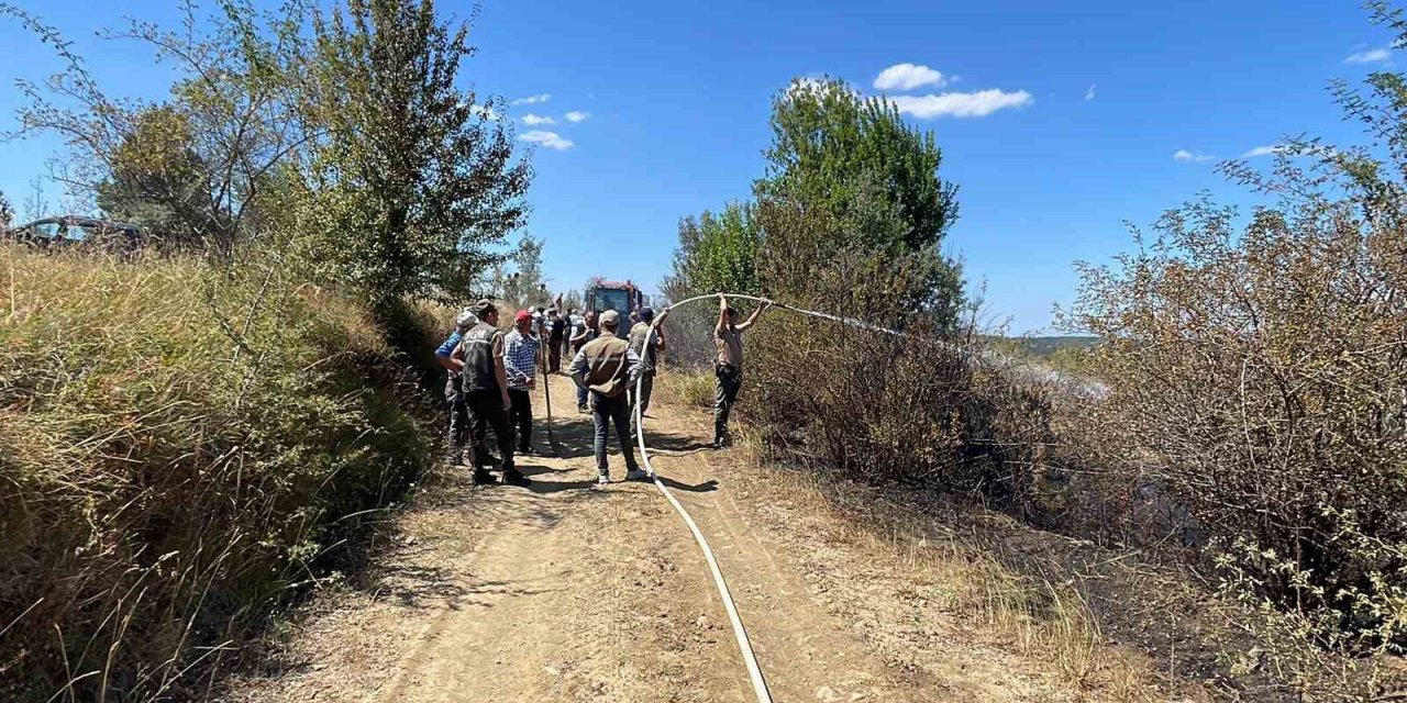 Kastamonu’daki orman yangını büyümeden söndürüldü