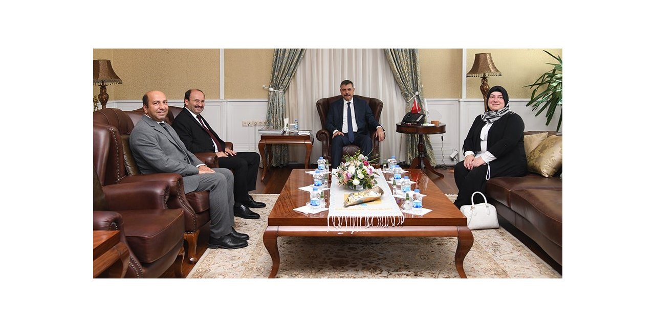 ETÜ Rektörü Çakmak’tan Vali Çiftçi ve Emniyet Müdürü Yırtar’a ziyaret