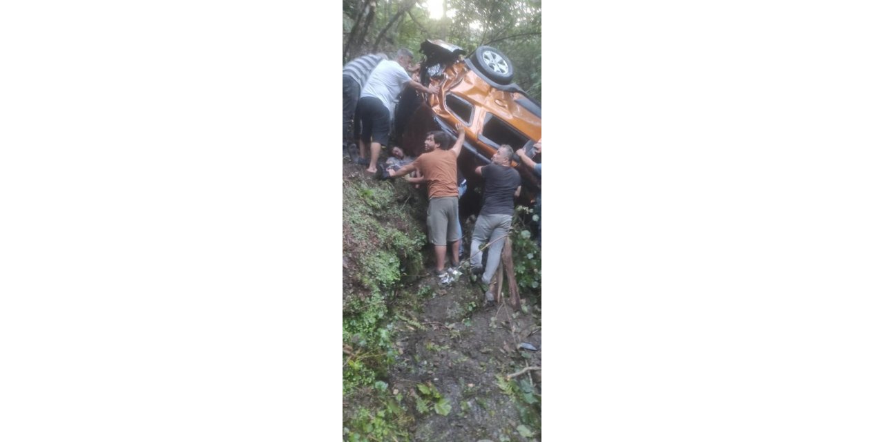 Giresun’da trafik kazası: 1 ölü, 4 yaralı