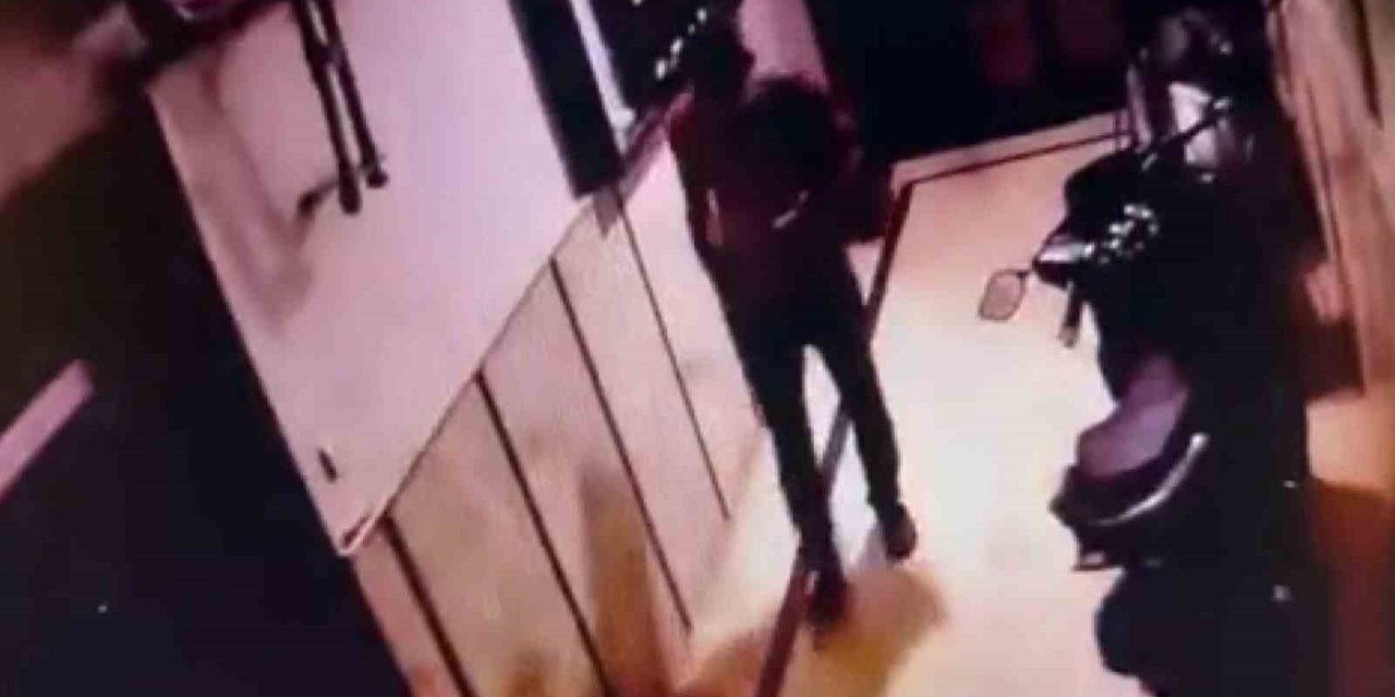 14 saniyede bisikleti çaldı