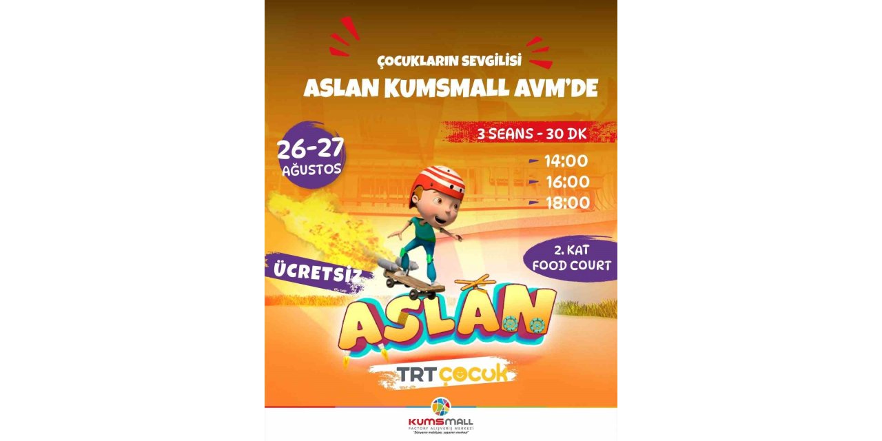 KUMSMALL AVM’ye aslan geliyor