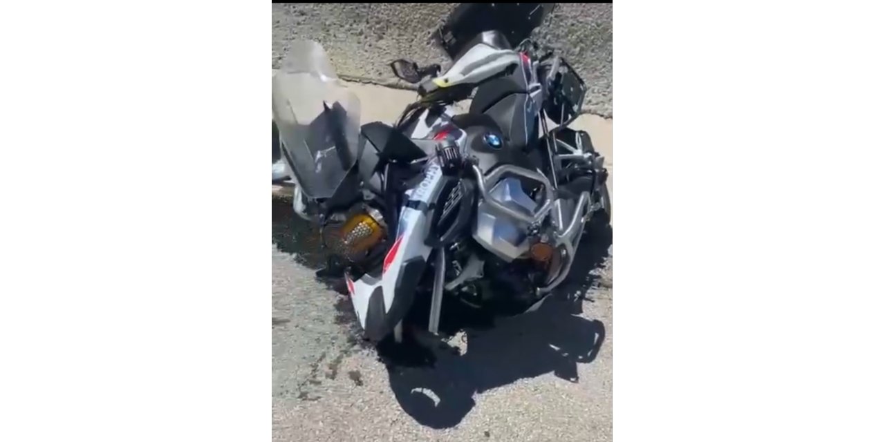 Motosiklet ile otomobilin karştığı kazada 1 kişi öldü