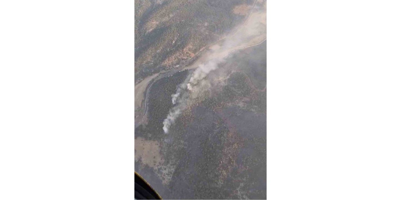 Eskişehir’de orman yangınına sabah saatlerinde yeniden havadan müdahale başladı