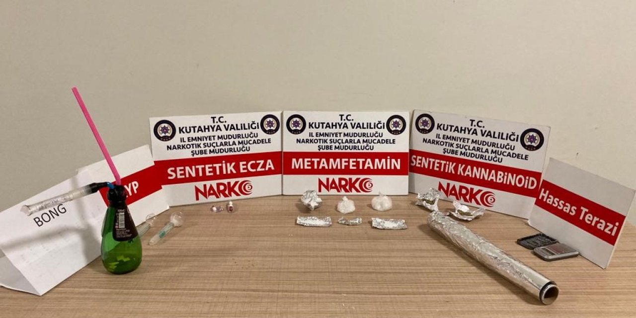 Kütahya’da uyuşturucu operasyonu