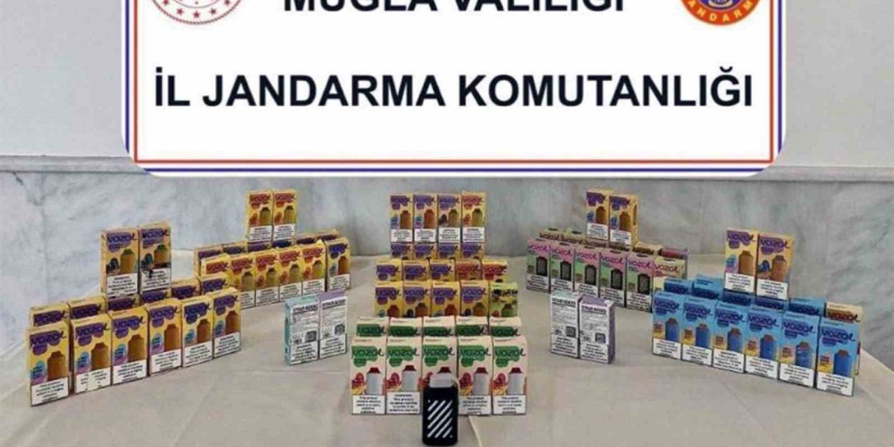 Datça’da kaçak elektronik sigara operasyonu