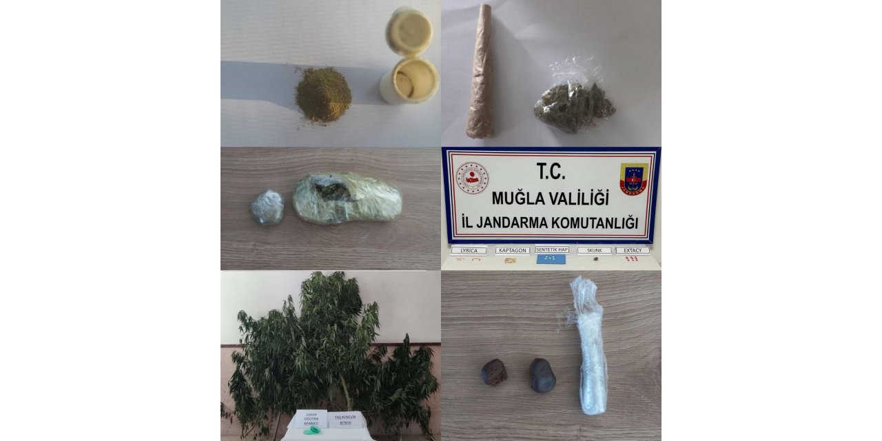Muğla’da bir hafta içerisinde uyuşturucudan 19 şüpheli yakalandı