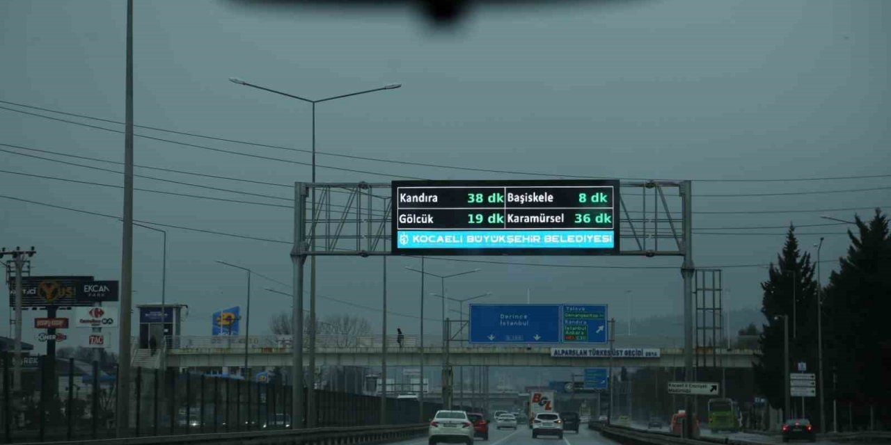 Şehrin önemli güzergahlarına anlık kontrol