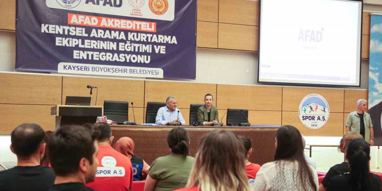 Büyükkılıç, Kentsel Arama Ekiplerinin Eğitimi ve Entegrasyonu Seminerine Katıldı
