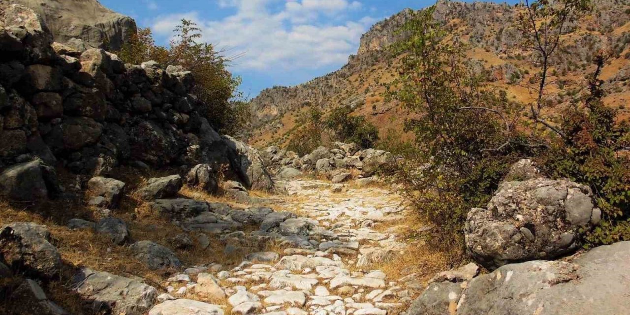 Kahramanmaraş’ta antik yol kalıntıları