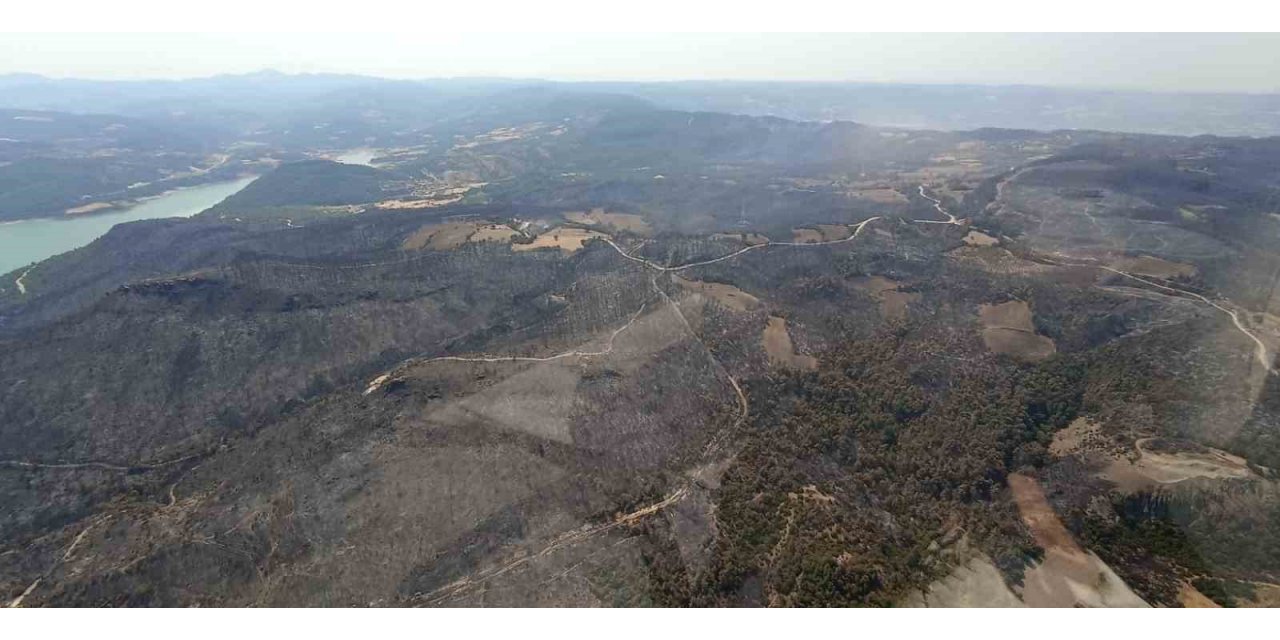 Çanakkale’de acı tablo havadan böyle görüntülendi