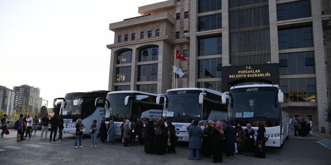 Pursaklar Belediyesi, ilçede yaşayan vatandaşlar için gezi düzenledi