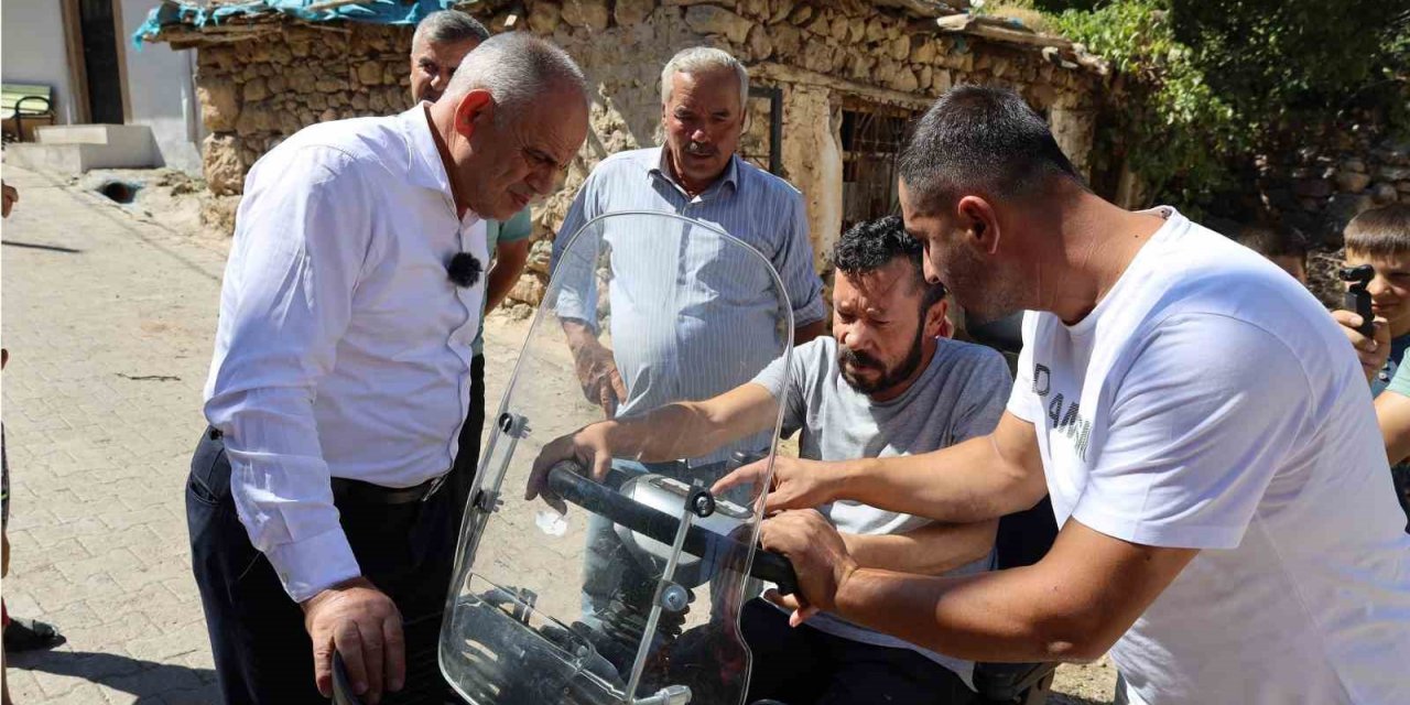 Engelli Dostu Yahyalı Belediyesi’nin araç desteği sürüyor