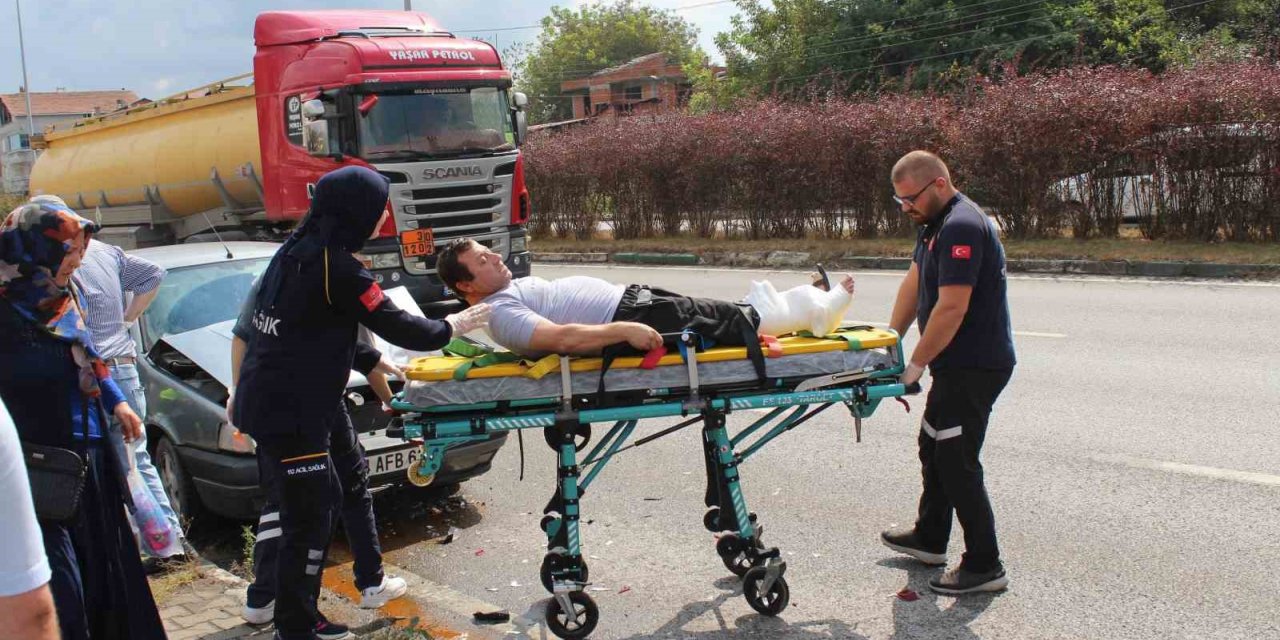 Çarşamba’da kaza: 2 yaralı