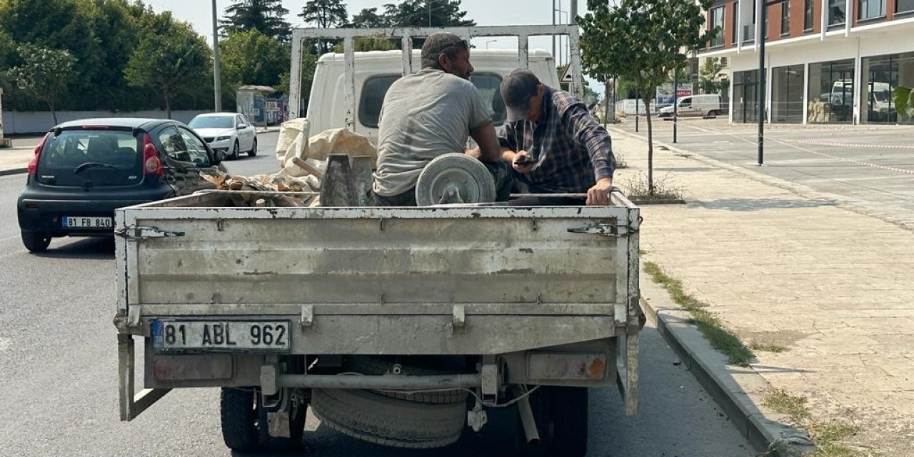 Trafik ekiplerinin titiz denetiminde yakalandı