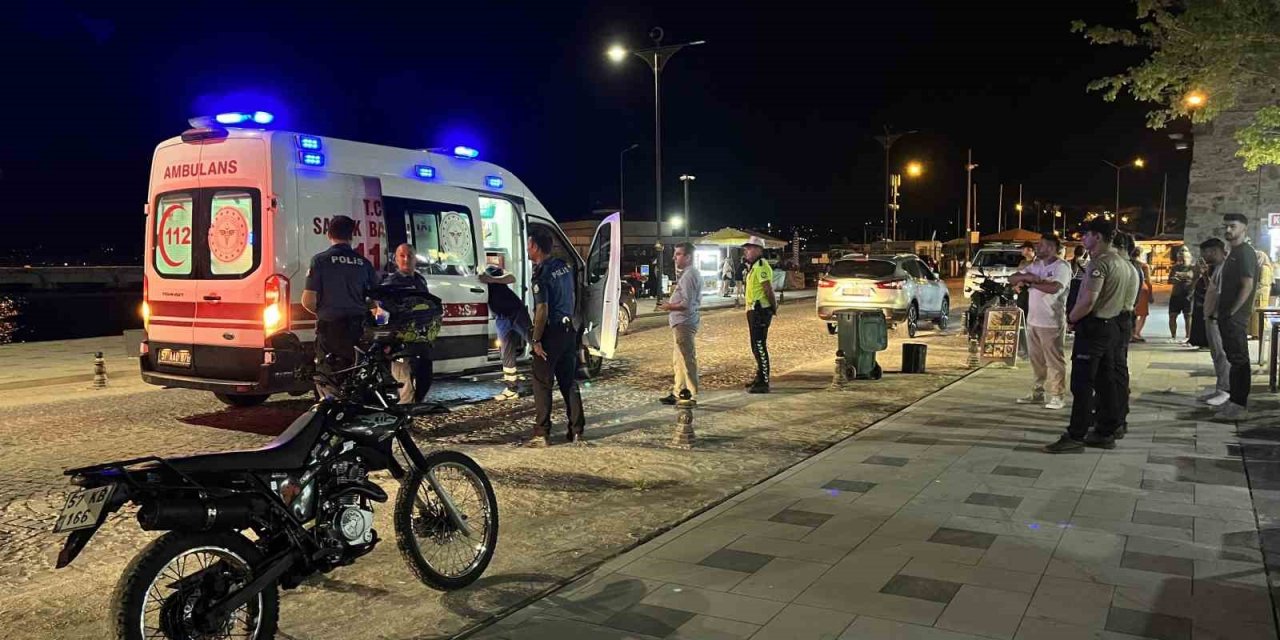 Sinop’ta bıçaklı kavga :1 yaralı