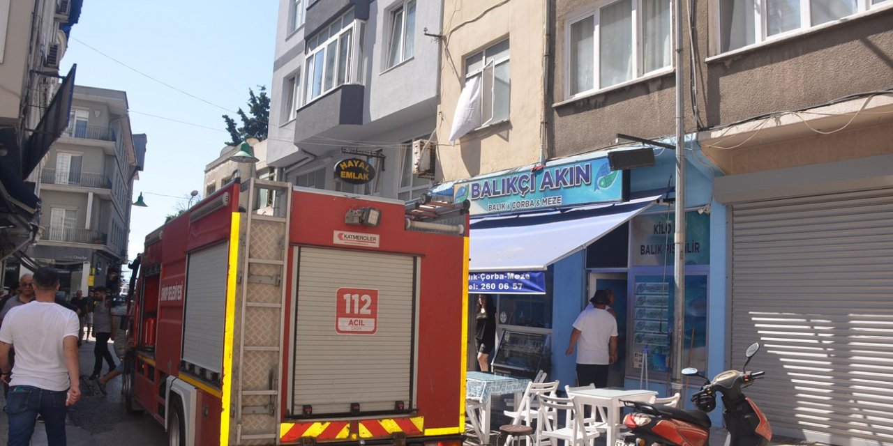 Bacadan çıkan duman korkuttu