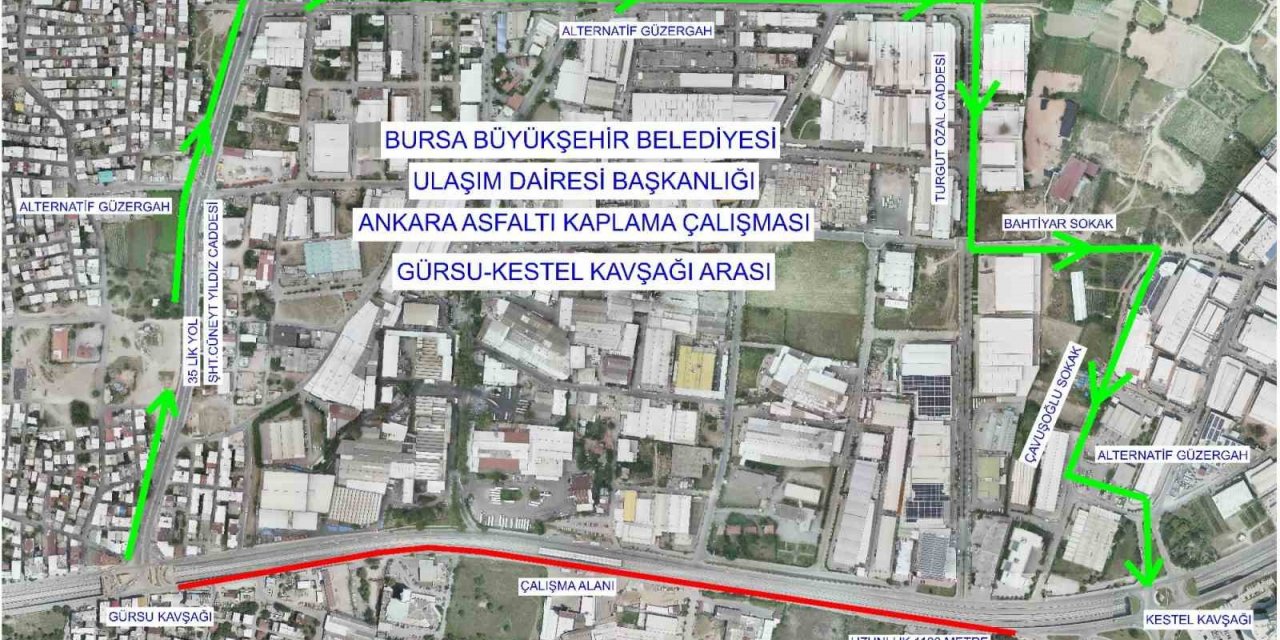 Ankara yolu’nda trafik düzenlemesi