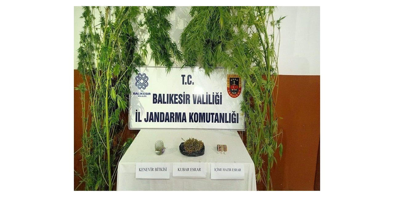 Manyas ve Erdek’te uyuşturucu operasyonu