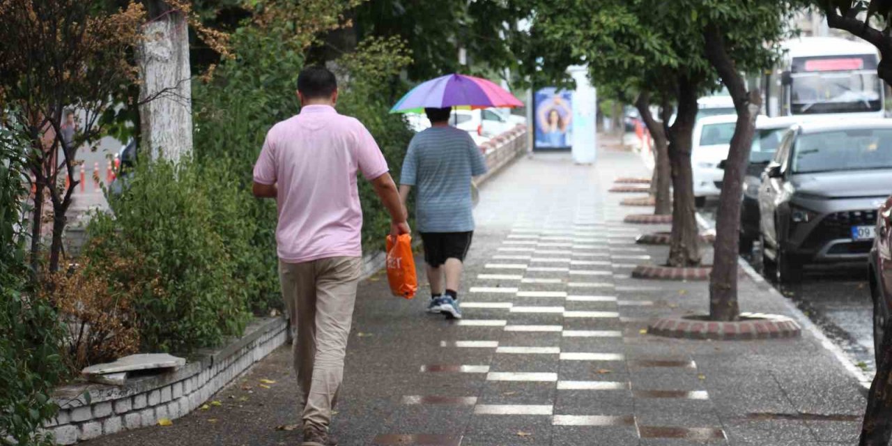 Aydın’da başlayan yaz yağmuru serinletti