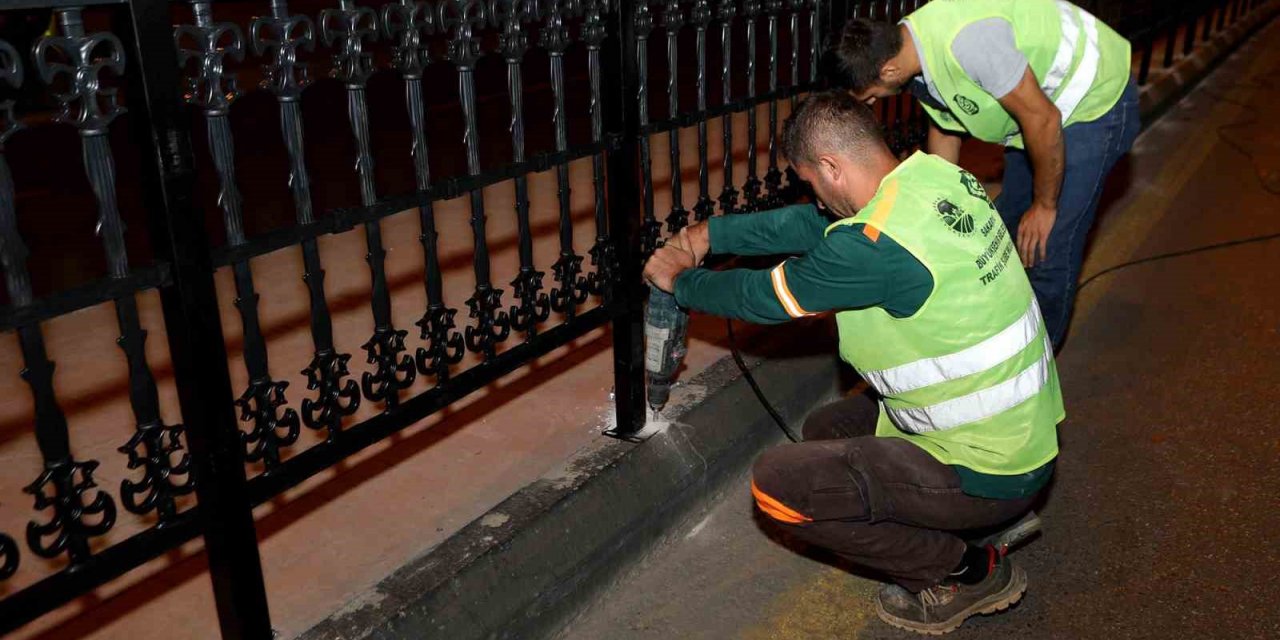 O caddeye plastik bariyerli çözüm