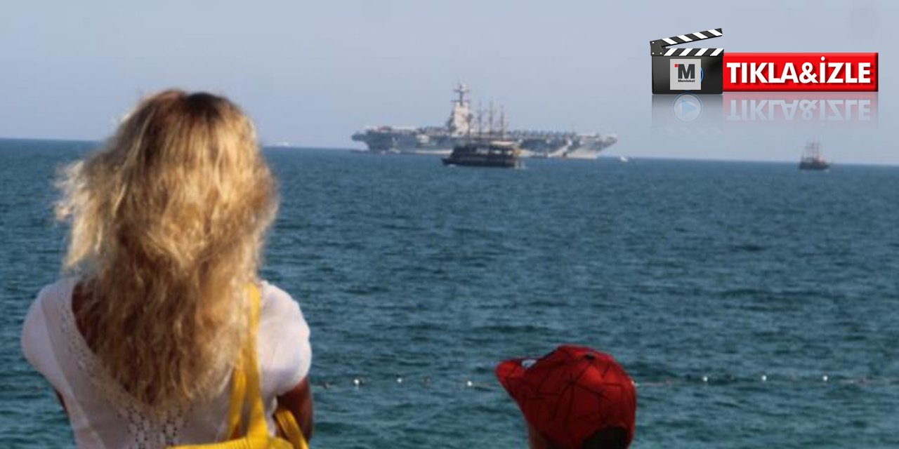 ABD uçak gemisi ve taarruz grubu Antalya’ya demirledi