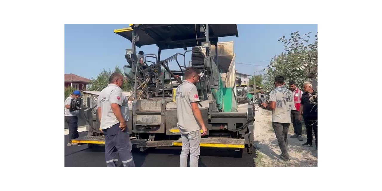 Düzce’de 100 kilometre köy yolu asfaltlanacak