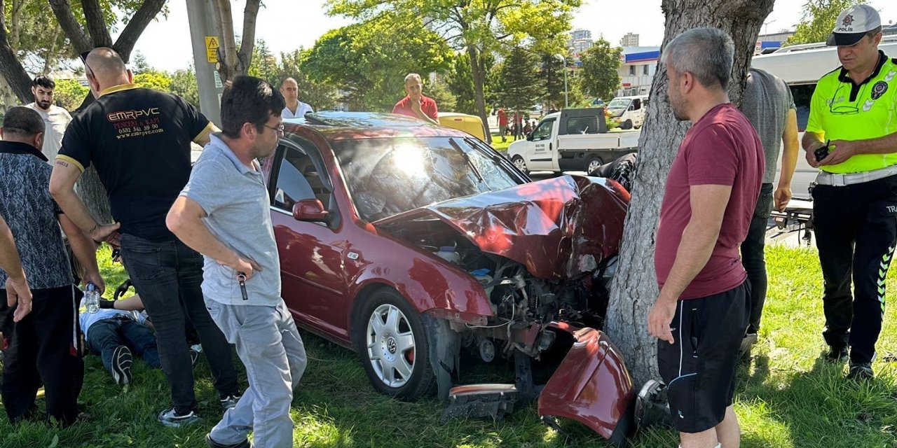 Kayseri’de bir garip kaza