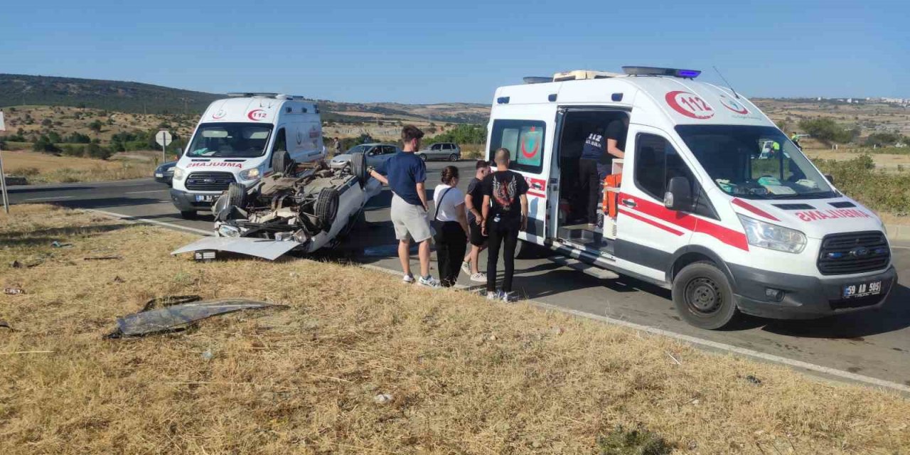 Tekirdağ’da trafik kazası: 4 yaralı