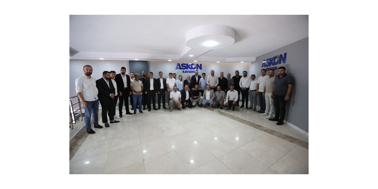 Başkan Büyükkılı. ASKON’un Konuğu Oldu