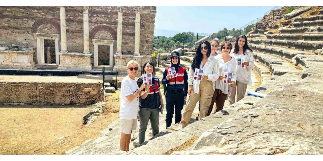 Antik kentte, orman yangınlarına dikkat çekildi