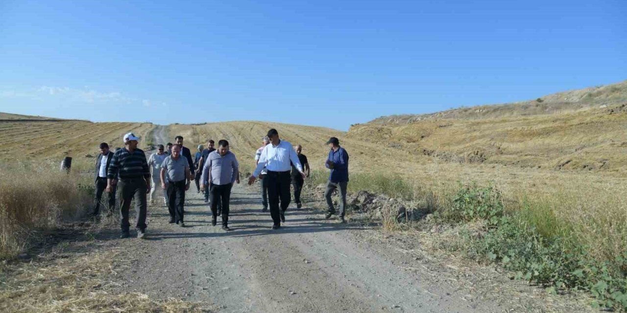 Kahramankazan Belediye Başkanı Oğuz, hafriyat döküm sahalarını gezdi