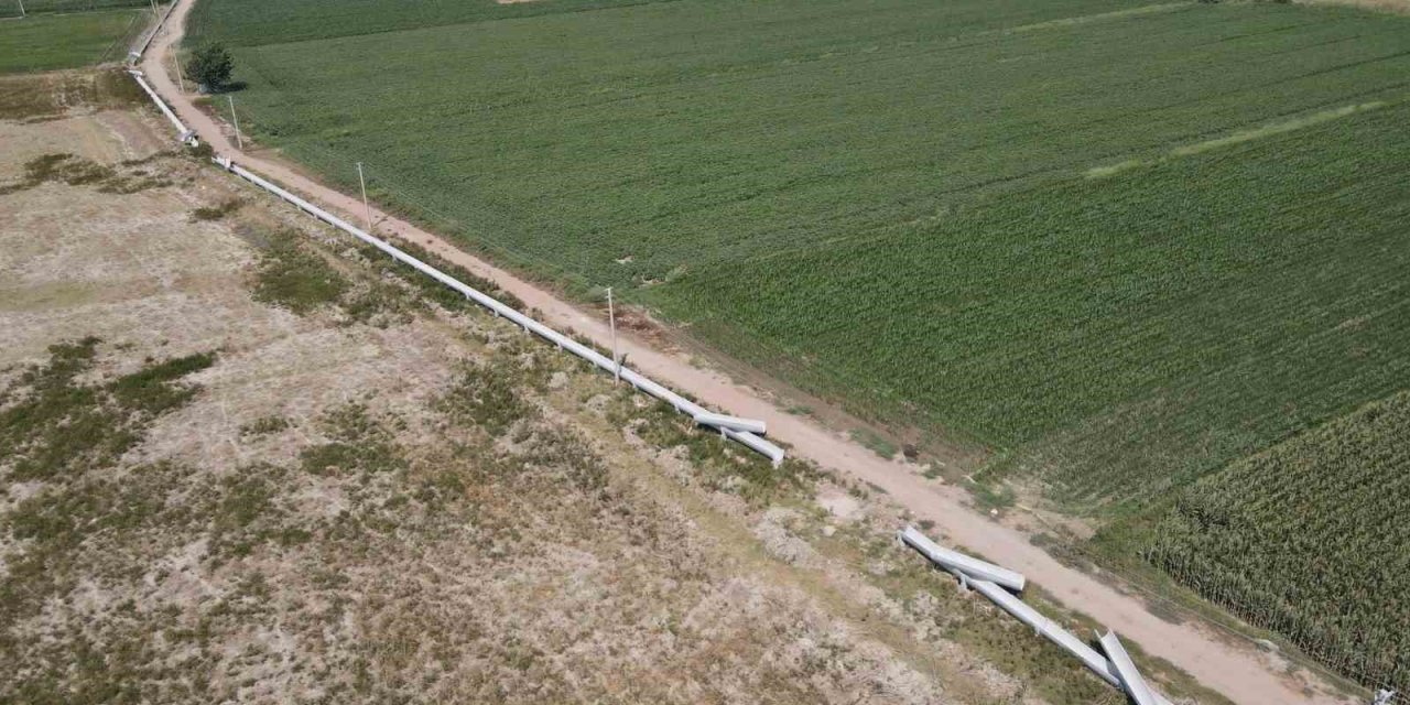 Yenipazar Dalama Sulaması yenileme çalışmaları sürüyor