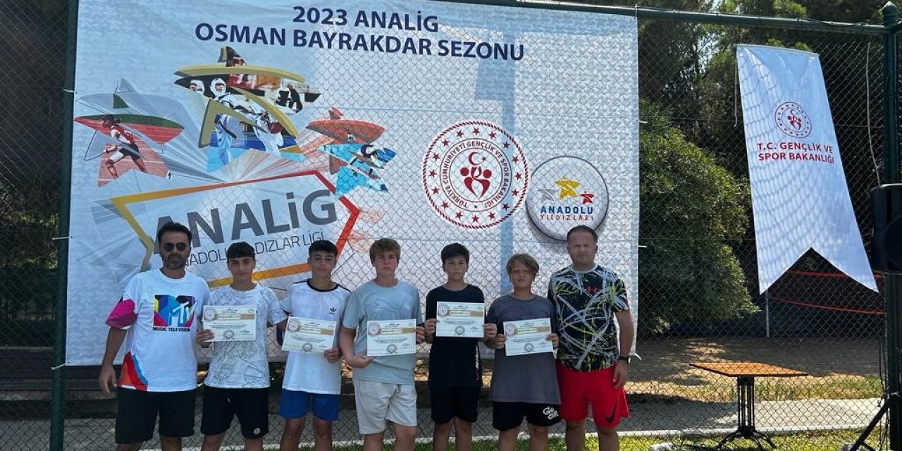 Düzce teniste Türkiye 5.’si oldu